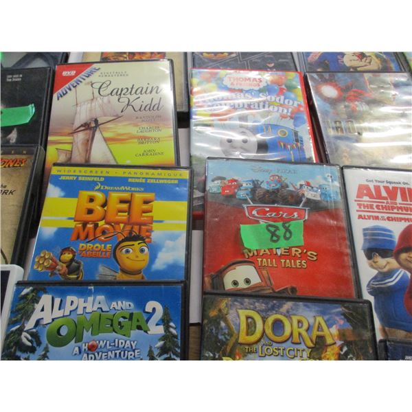 BOX C/W APPROX. 25 ASSORTED DVD'S