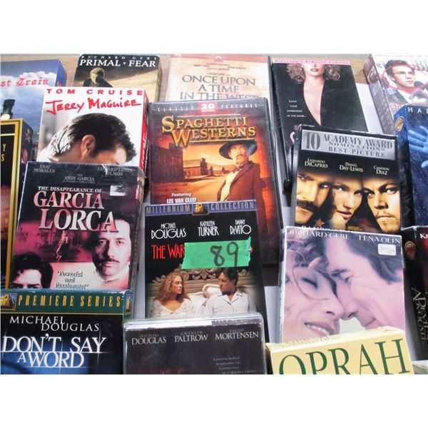 BOX C/W APPROX. 25 ASSORTED DVD'S