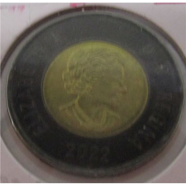 2022 UNCIRCULATED MEORY OF QUEEN ELIZABETH II TOONIE