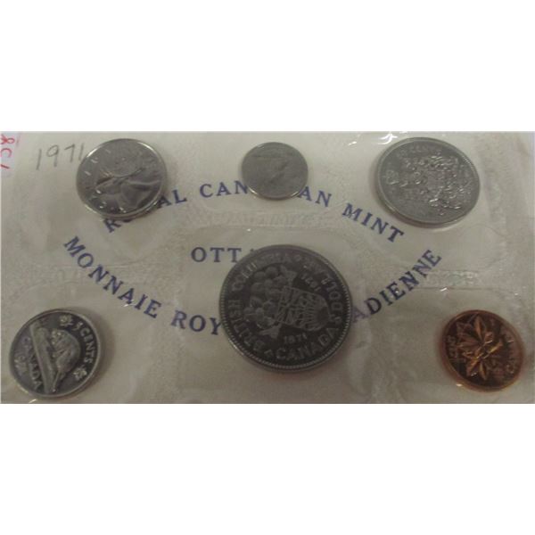 1971 PROOF CANADA BRISH COLUMBIA COIN SET