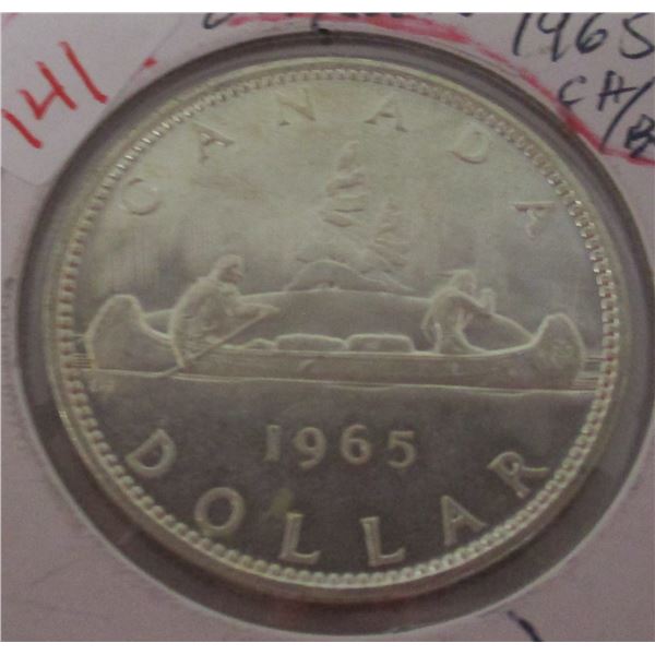 1965 CH/BU CANADA SILVER DOLLAR