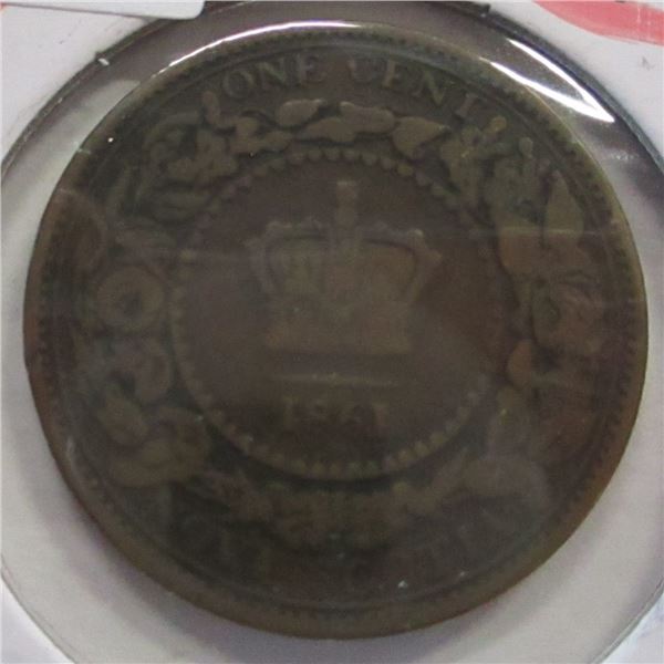 1861 NOVA SCOTIA VICTORIAN LARGE PENNY TOKEN