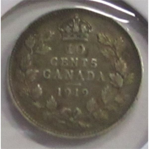 1919 CANADA SILVER FIVE CENT