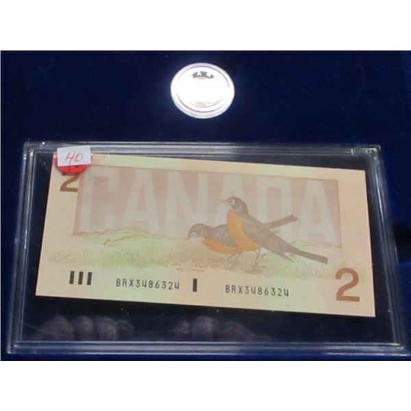 1996 PROOF COIN & BANK NOTE SET