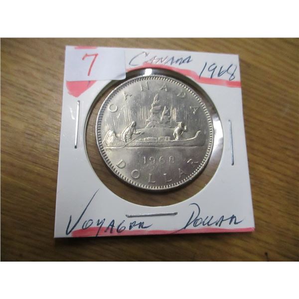 1968 CANADA VOYAGER DOLLAR