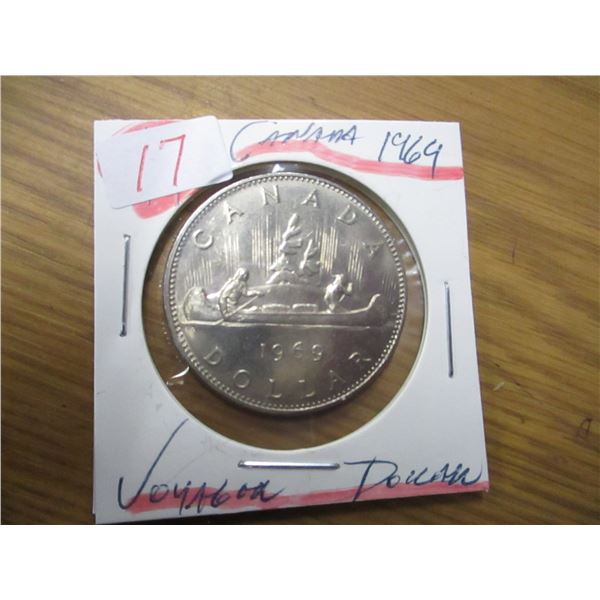 1969 UNCIRCULATED VOYAGER CANADA DOLLAR