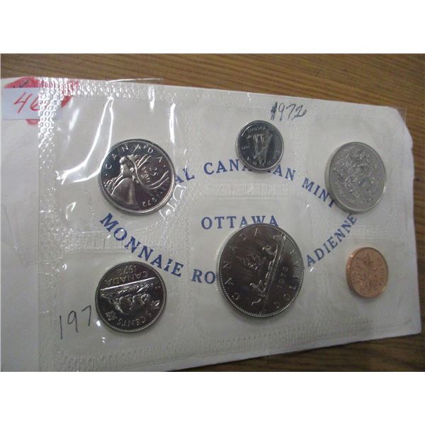 1972 PROOF CANADA MINT SEALED COIN SET