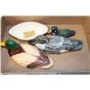 Image 1 : WOOD & CERAMIC DUCKS