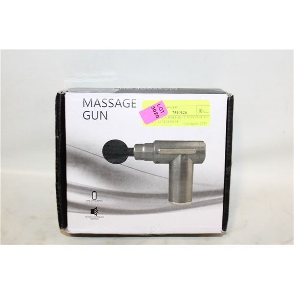NEW 6PCS PORTABLE MASSAGE GUN SET+LED TOUCH