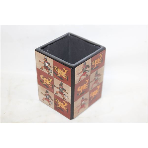 MAYAN COLLECTIBLE DESK STORAGE BOX