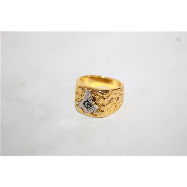 NEW FREEMASON RING SIZE 9