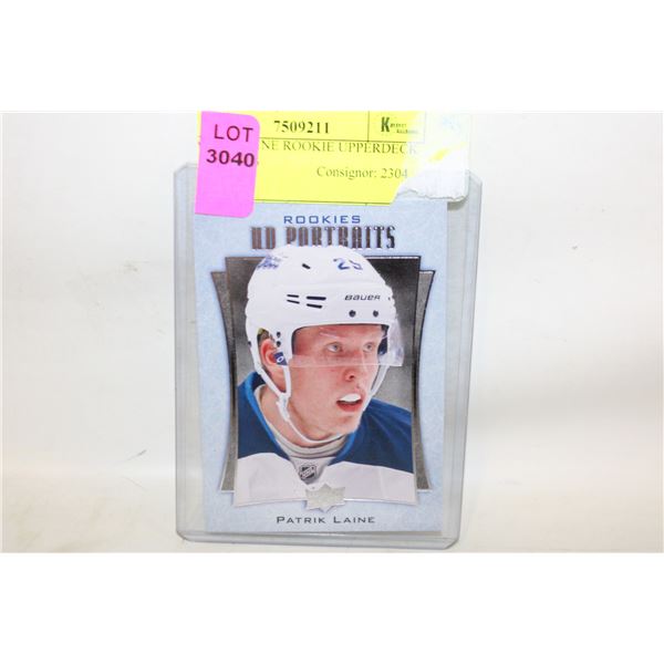 PATRIK LAINE ROOKIE UPPERDECK PORTRAITS