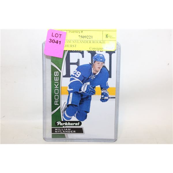 WILLIAM NYLANDER ROOKIE PARKHURST