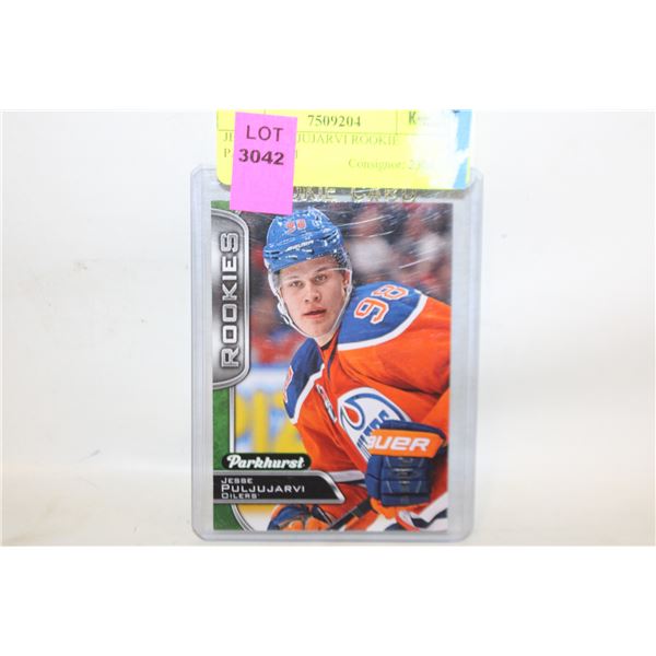 JESSE PULJUJARVI ROOKIE PARKHURST