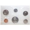 Image 2 : UNCIRCULATED 6 COIN SET SEALED CANADA 1970