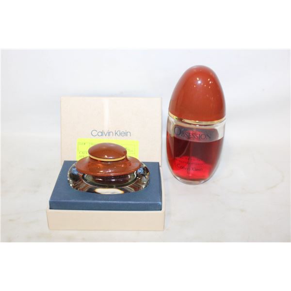 CALVIN KLEIN EAU DE PARFUM SPRAY & BOTTLE WITH BOX