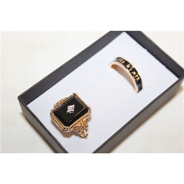 NEW 2PCS/SET RING SET SZ9