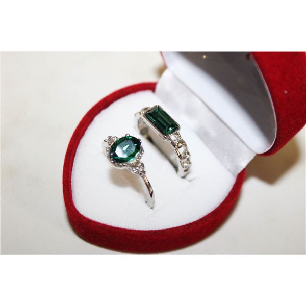 NEW 2PCS/SET RING SET SZ7