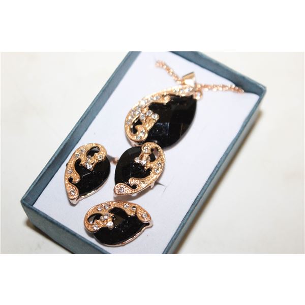 NEW NECKLACE AND RING WITH EARRINGS