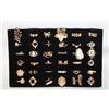 Image 1 : TRAY W/36 GOLDTONE RINGS