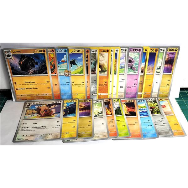 29)  LOT OF 25 POKEMON STAGE 1 CARDS.
