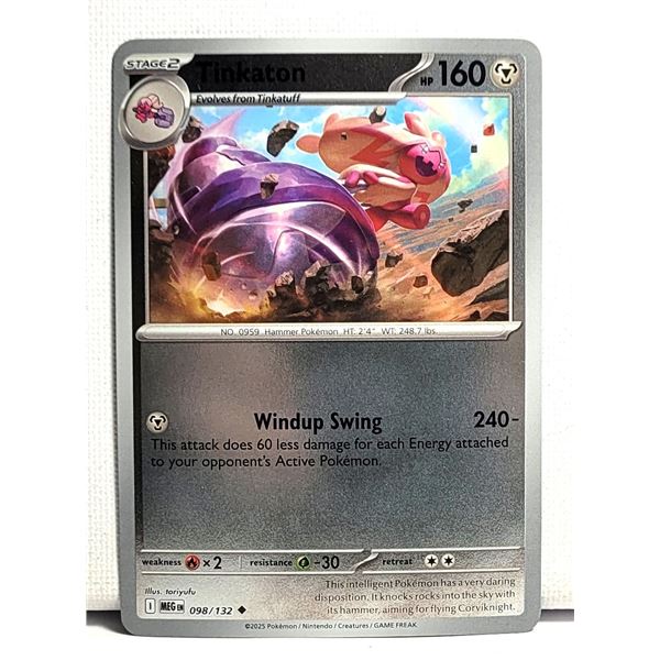 33)  TINKATON POKEMON CARD, REVERSE