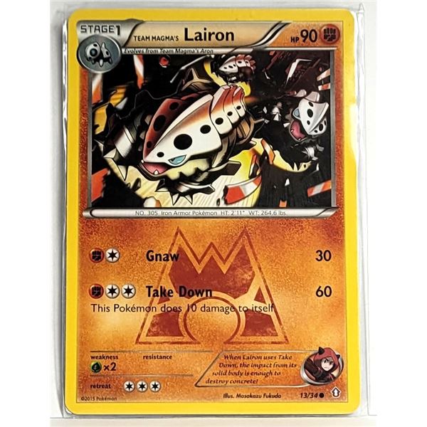 30)  LAIRON POKEMON CARD, STAGE 1,