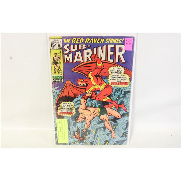 KEY SILVER AGE MARVEL COMIC SUB MARINER #26