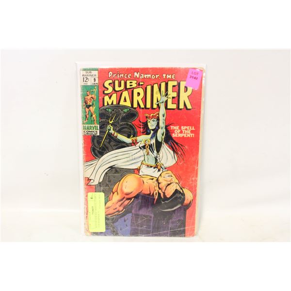 KEY SILVER AGE MARVEL COMICS SUB MARINER #9
