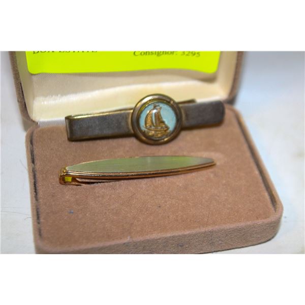 ESTATE VINTAGE TIE BARS IN BOX-ESTATE