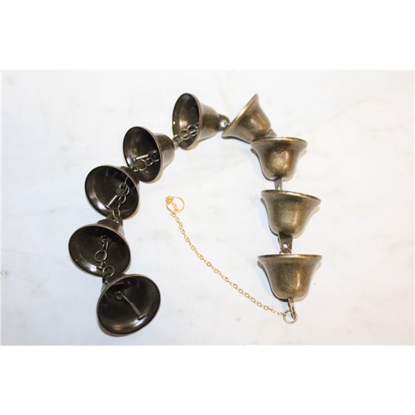 NEW METAL WIND CHIME WITH RUSTIC BELL