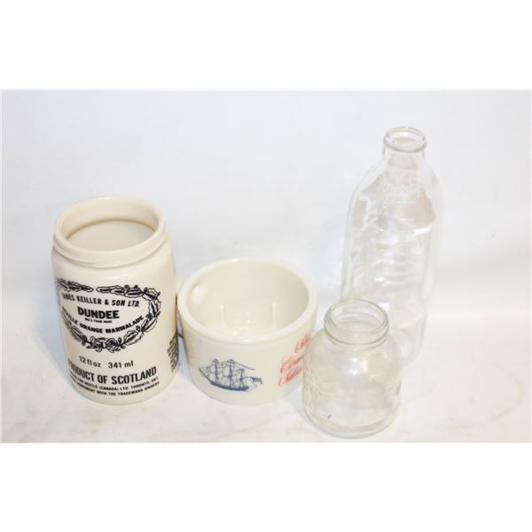 VINTAGE BOTTLES COLLECTABLE GLASSWARE