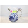 Image 1 : VINTAGE STONEWARE LIBERTY BLUE 8" PITCHER