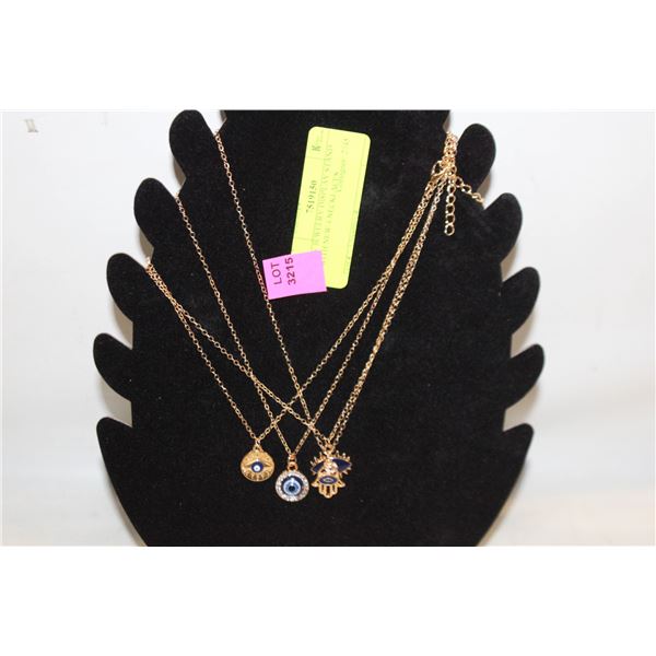 NEW JEWELRY DISPLAY STAND WITH NEW 4 NECKLACES