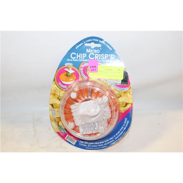 NEW MICROWAVE POTATO CHIP COOKER