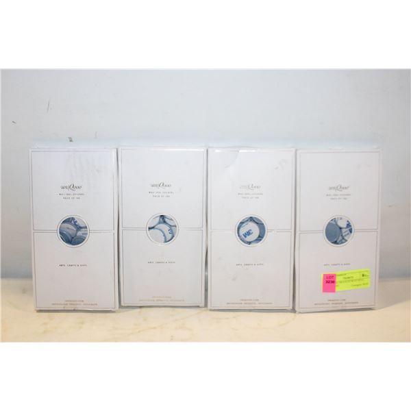 4 PACKS (100 EACH) WAX SEAL STICKERS