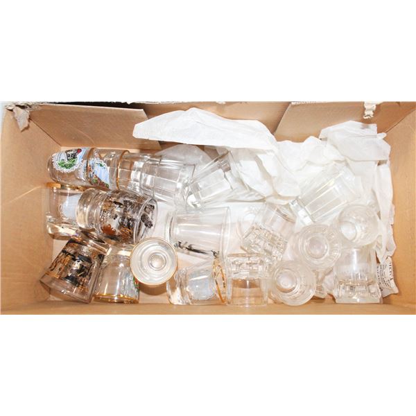 VINTAGE COLLECTORS NOVELTY SHOT GLASSES