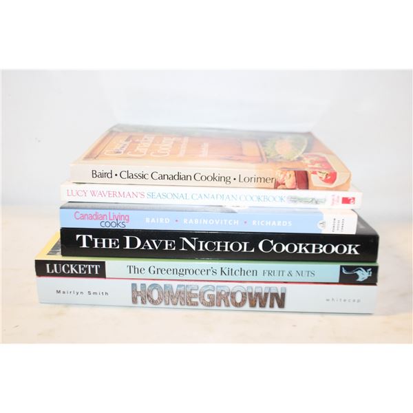 CANADIAN COOKBOOKS - ASSORTED BOX LOT