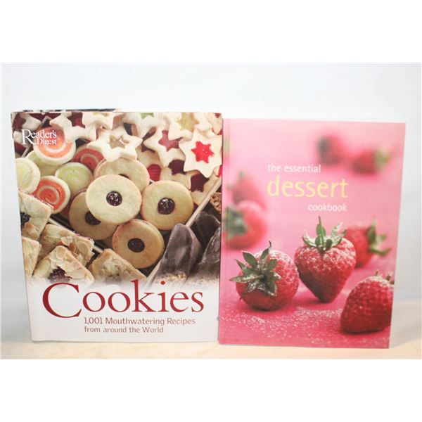 COOKBOOKS - DESSERTS & BAKING 2PC LOT