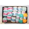 Image 1 : LOT OF 17 COTTON / YARN ROLLS