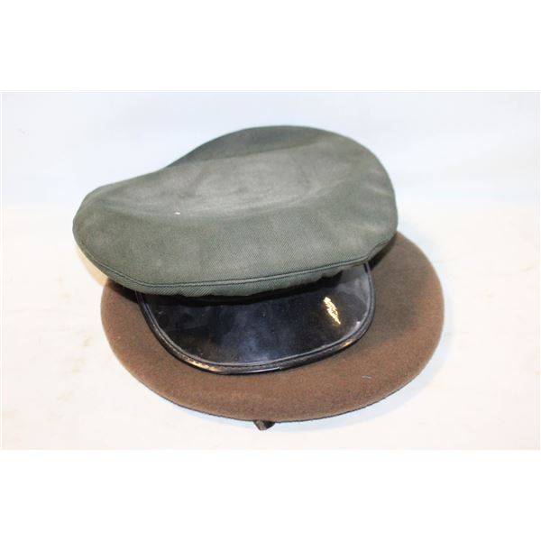 VINTAGE MILITARY HAT & BASQUE BERET
