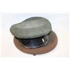 Image 1 : VINTAGE MILITARY HAT & BASQUE BERET