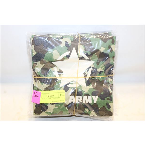 4 PACKS - U.S. ARMY NAPKINS