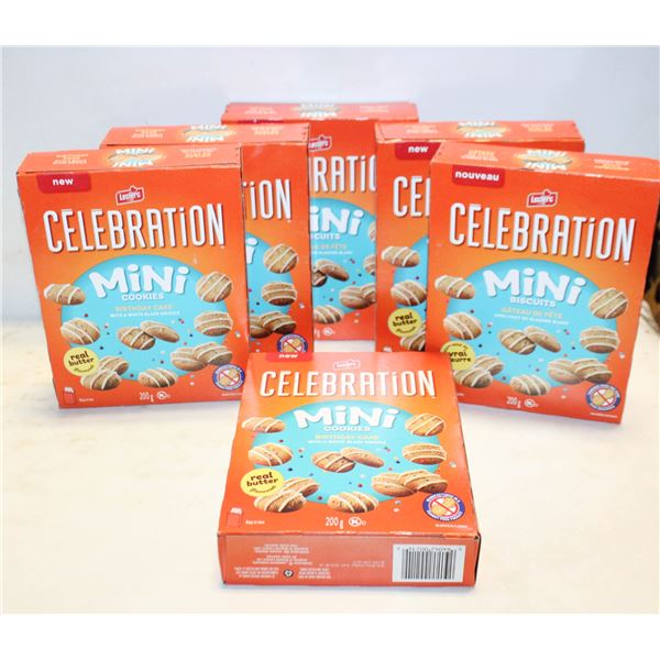 6 BOXES CELEBRATION COOKIES BB 4/7/2026