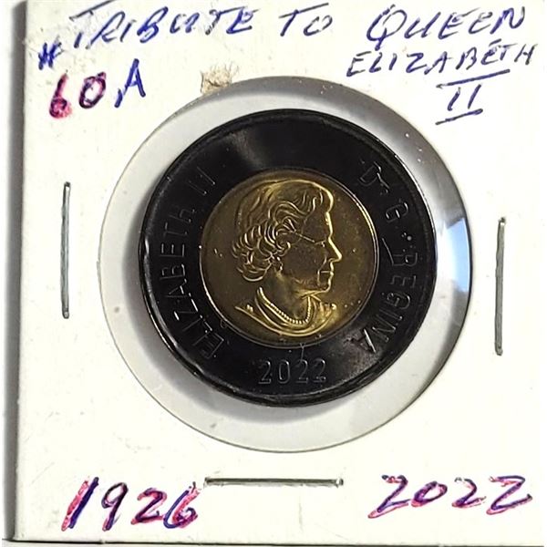 4)  CANADIAN 2022 TOONIE, PAYING