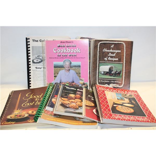 VINTAGE COIL COOKBOOKS ASSORTED LOT