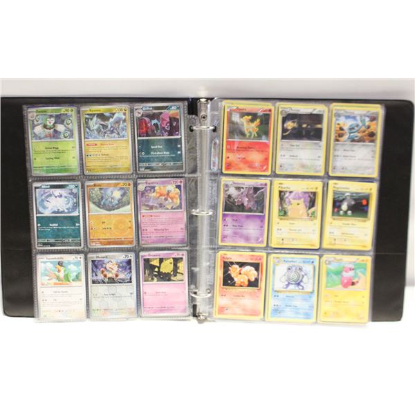 BINDER OF POKEMON CARDS