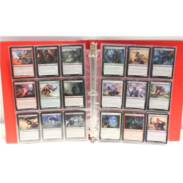 BINDER OF MAGIC THE GATHERING CARDS