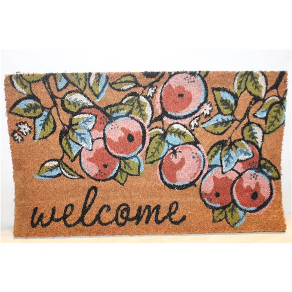 WELCOME OUTDOOR MAT - NEW 31"X 18"