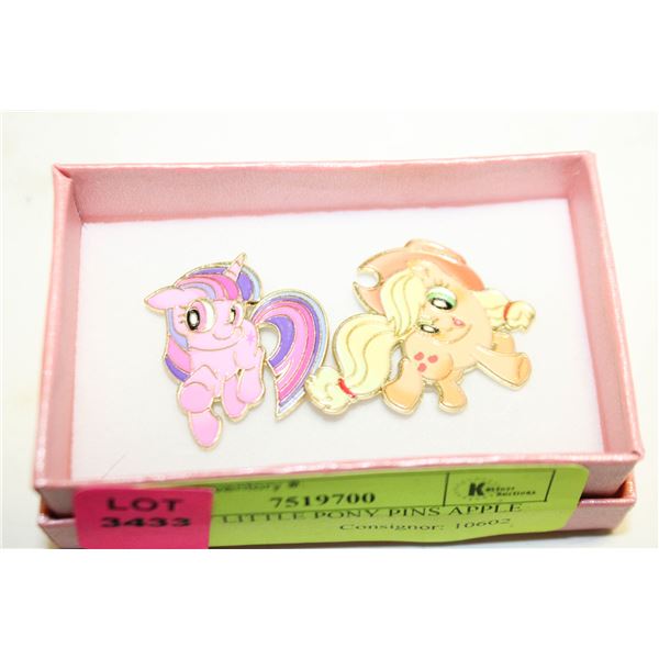 NEW MY LITTLE PONY PINS APPLE JACK